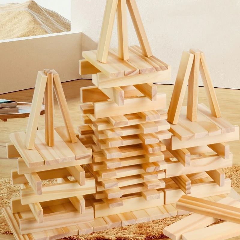 Stack természet fa építőkockák