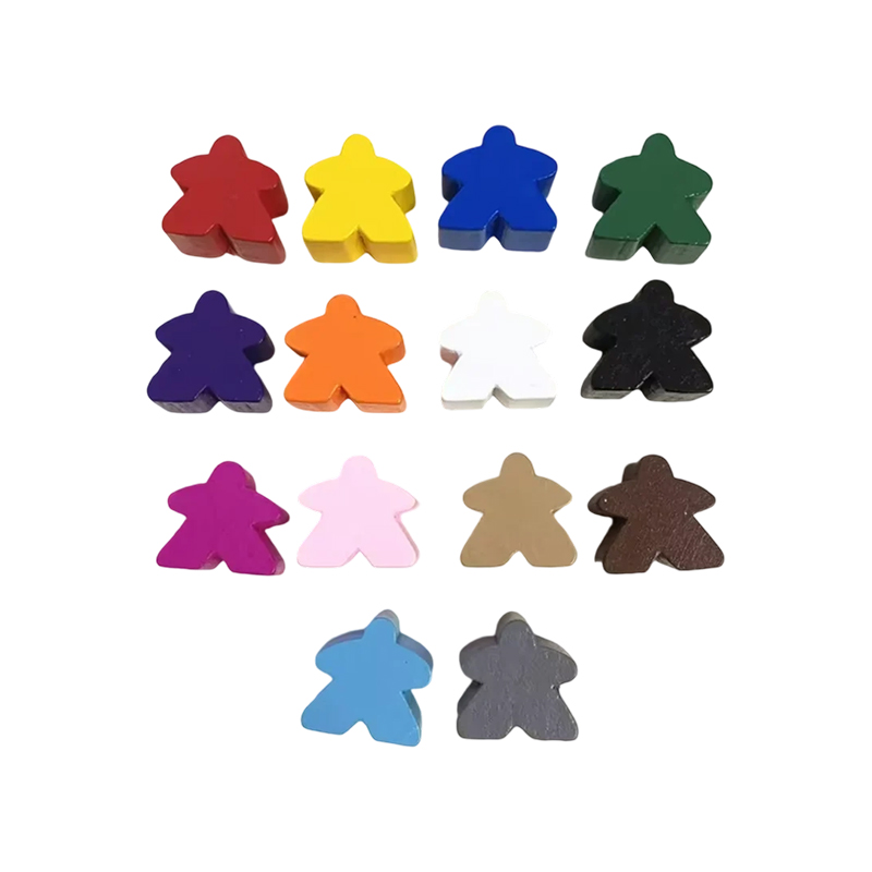 Tarka fa meeple gyalog játék kiegészítők