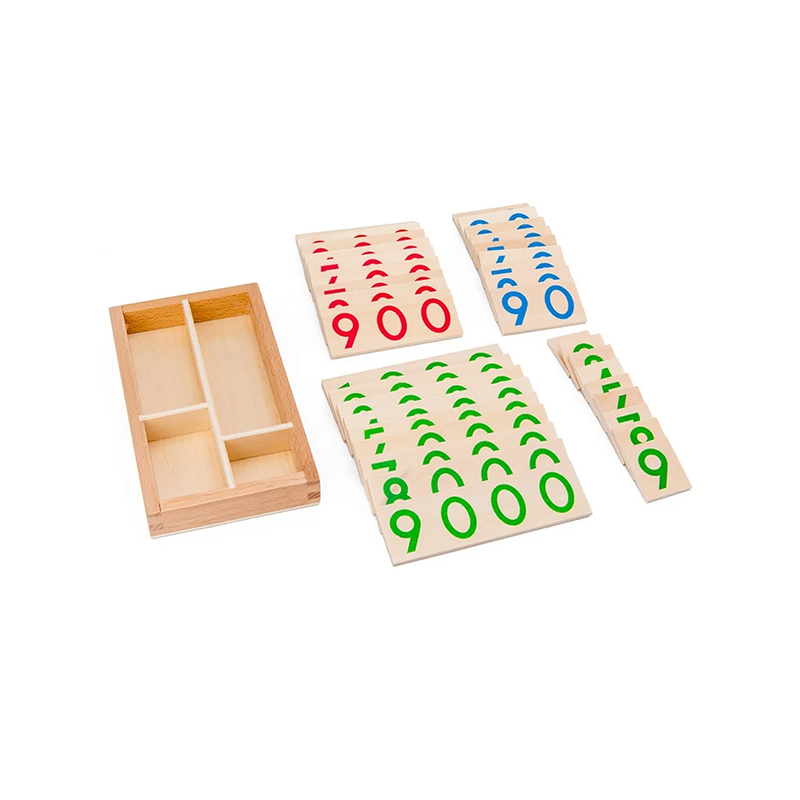 Montessori Numeracy moduláris fa készlet