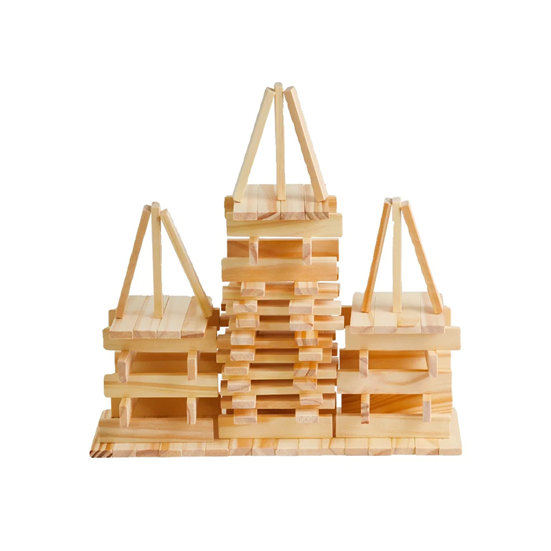 Stack természet fa építőkockák