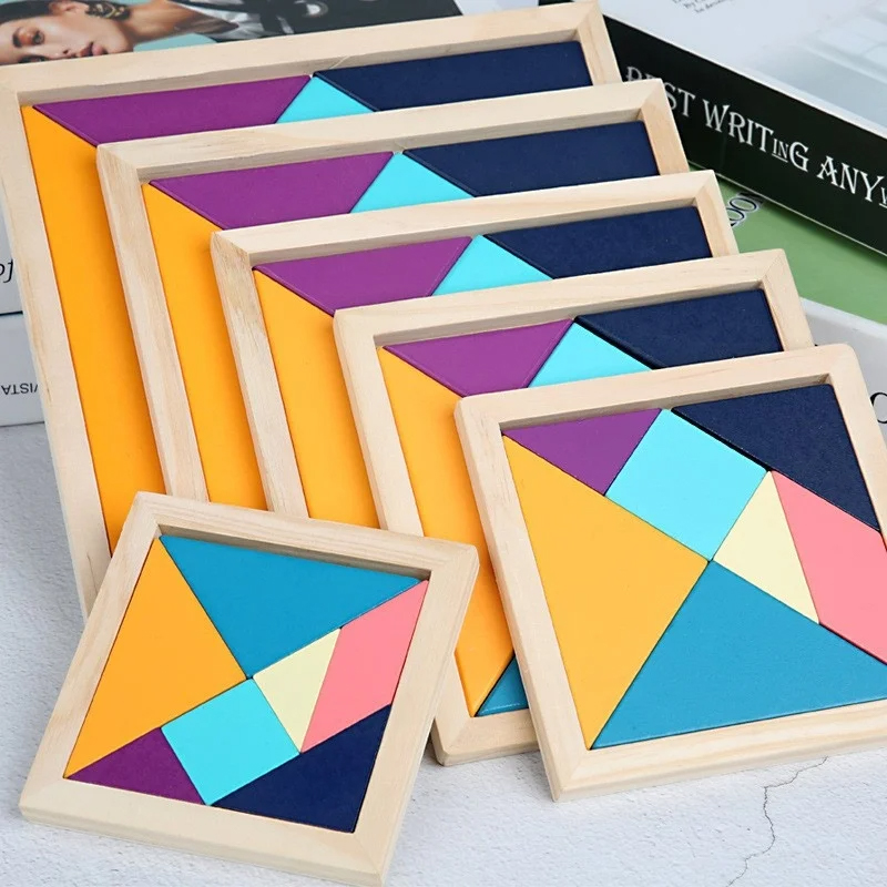 Montessori ColorWood Tangram készlet