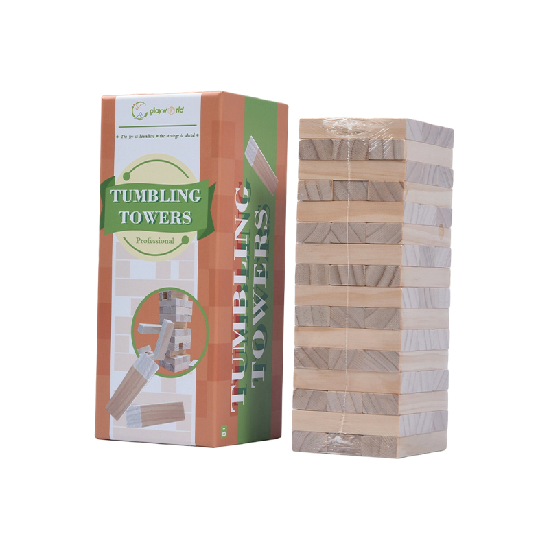 48 Blocks Fa dőlő tornyok készlet