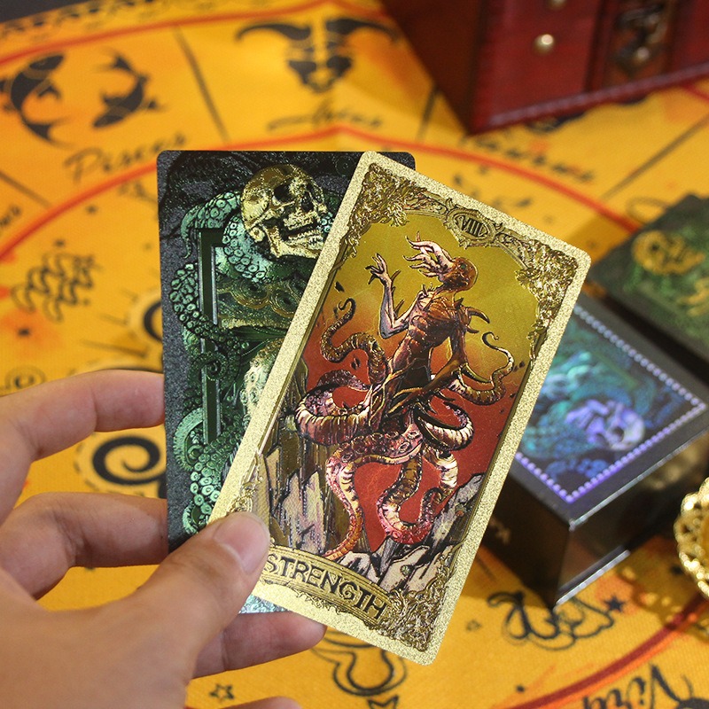 Mystical Green & Gold Edition – Kesulu mitológia Tarot kártyák
