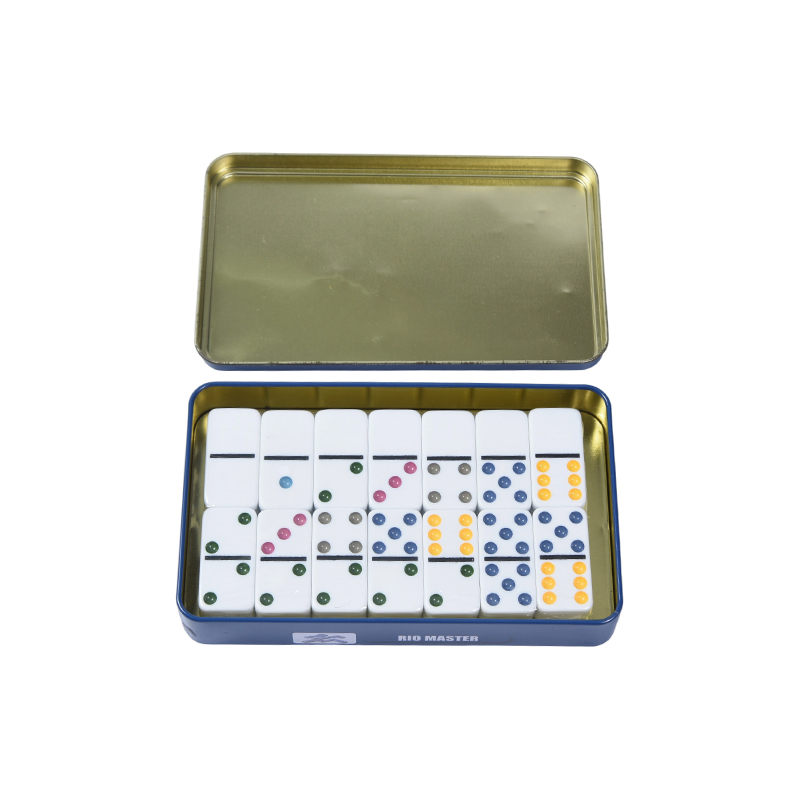 Hordozható vas tok kiadás - Tactile Chain Reaction Domino Kit