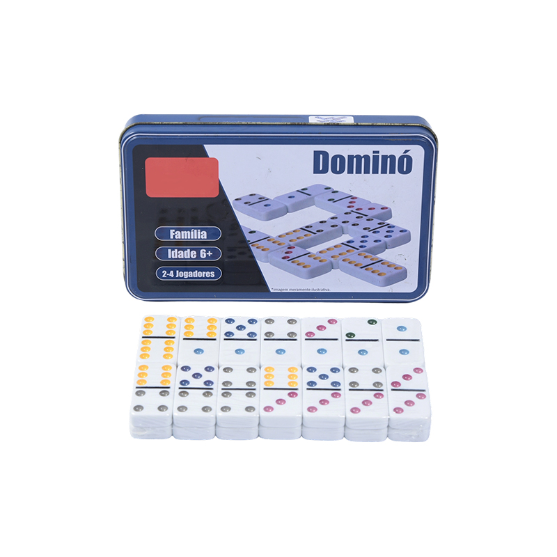 Hordozható vas tok kiadás - Tactile Chain Reaction Domino Kit