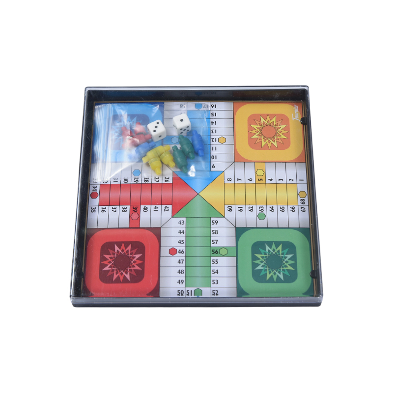 Clear Acrylic Case Classic Ludo játék