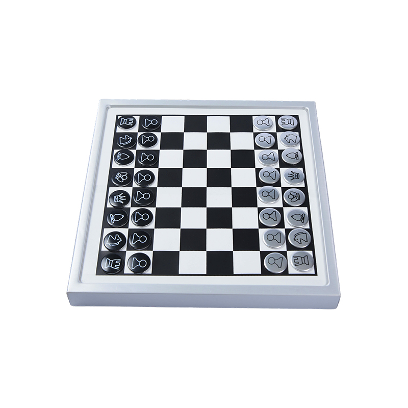 Modern White Frame Edition falra szerelhető mágneses sakkkészlet