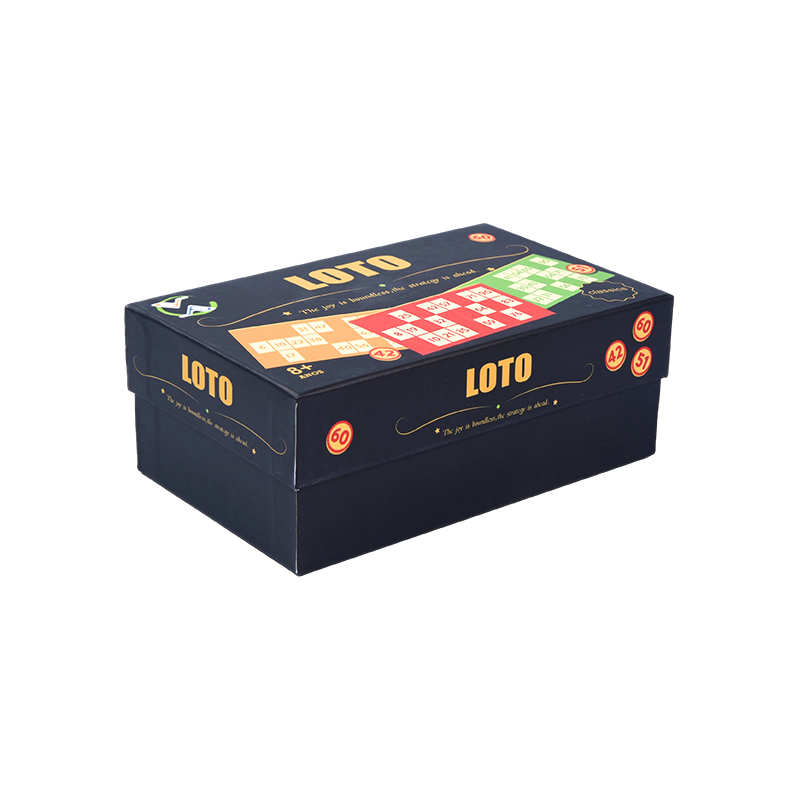 LOTO (bingó stílusú) játékkészlet – tokenekkel, kártyákkal és tárolódobozsal