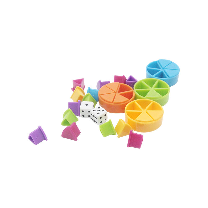 Rainbow Fraction Manipulative Set - Színkódolt oktatóeszköz