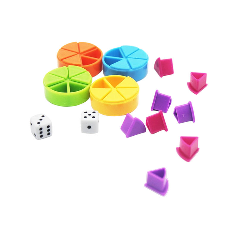 Rainbow Fraction Manipulative Set - Színkódolt oktatóeszköz