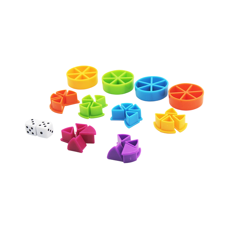 Rainbow Fraction Manipulative Set - Színkódolt oktatóeszköz